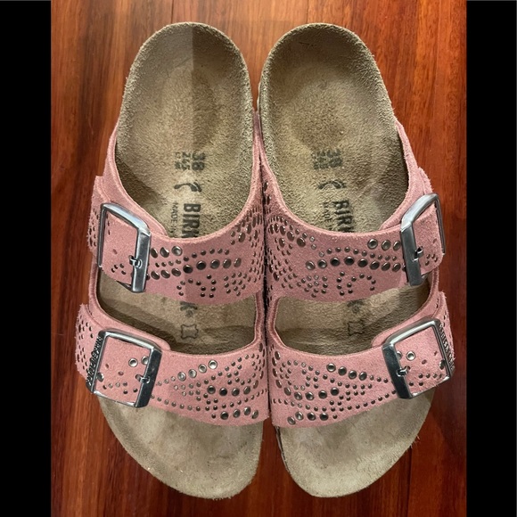 Birkenstock Shoes - Rare! Hard To Find! Studded Birkenstock Rose Pink 38